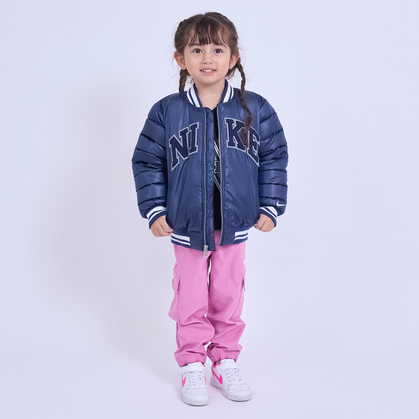 キッズ(105-120cm) アウター NIKE(ナイキ) NKN NIKE BASEBALL PUFFER JKT