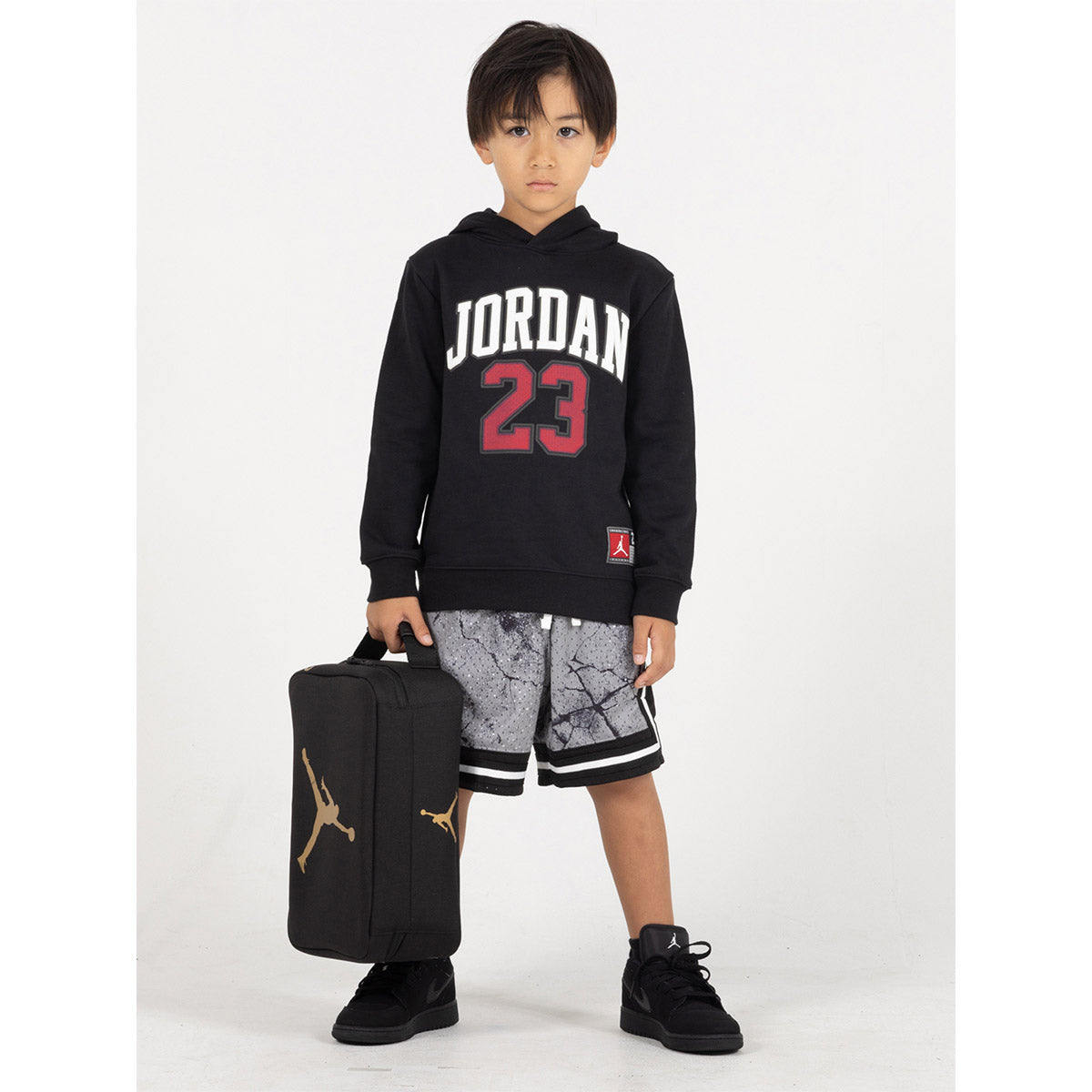 キッズ(105-120cm) トレーナー/パーカー JORDAN(ジョーダン) JDN JORDAN HBR FLC PO HOODIE