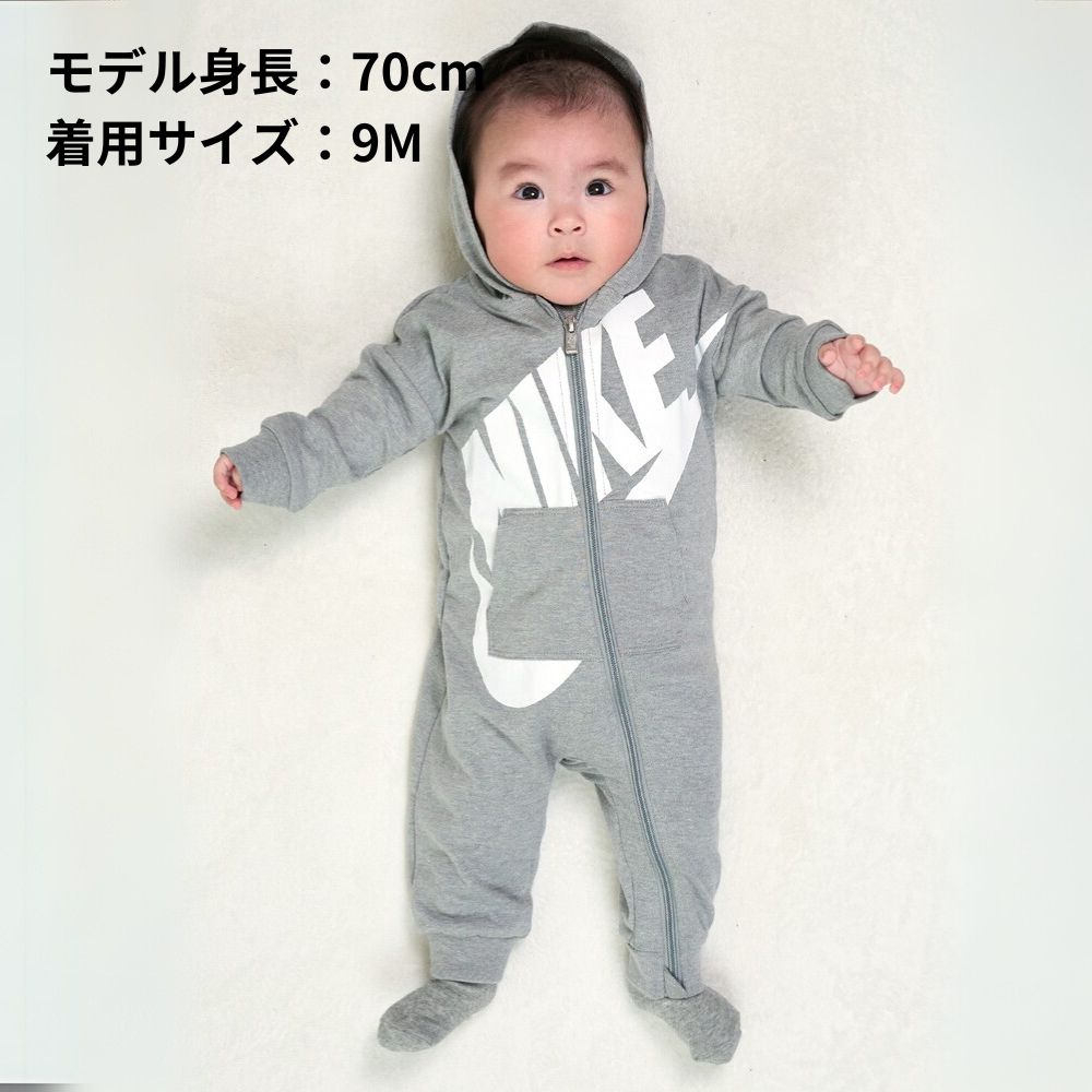 ベビー(50-74cm) ロンパース NIKE(ナイキ) NKN PLAY ALL DAY COVERALL
