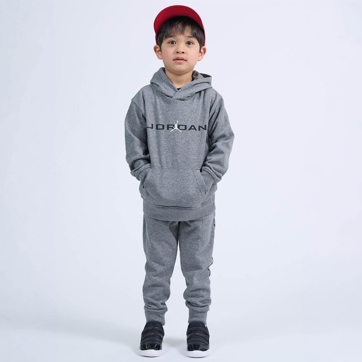 キッズ(105-120cm) トレーナー/パーカー JORDAN(ジョーダン) JDB MJ BASELINE FT PO