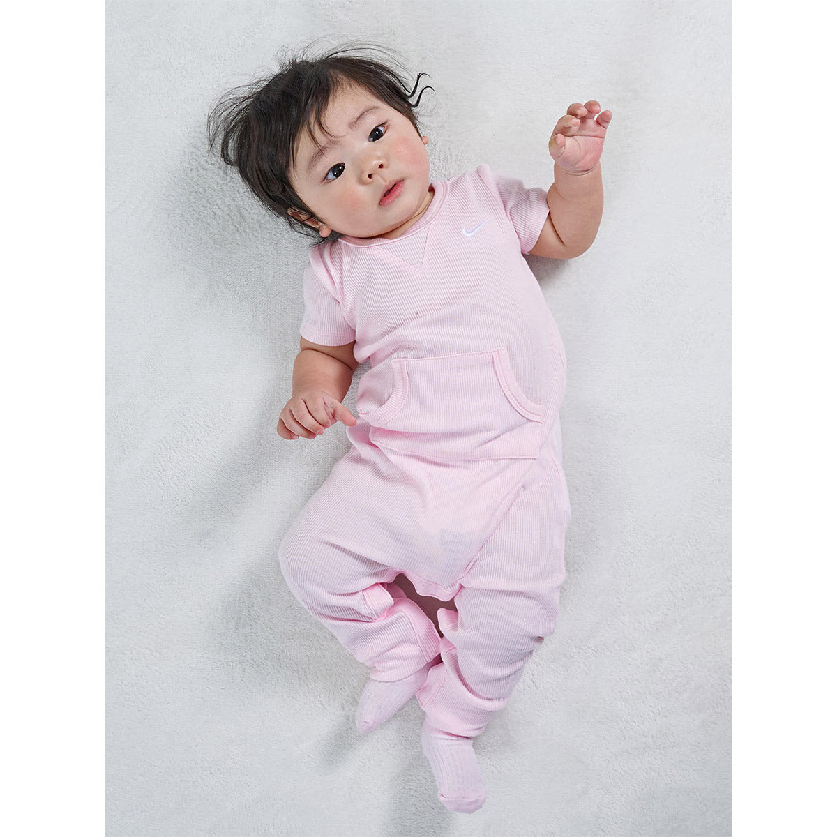 ベビー(6-12M) セット商品 NIKE(ナイキ) NHN NIKE RIB S/S ROMPER & SOCK