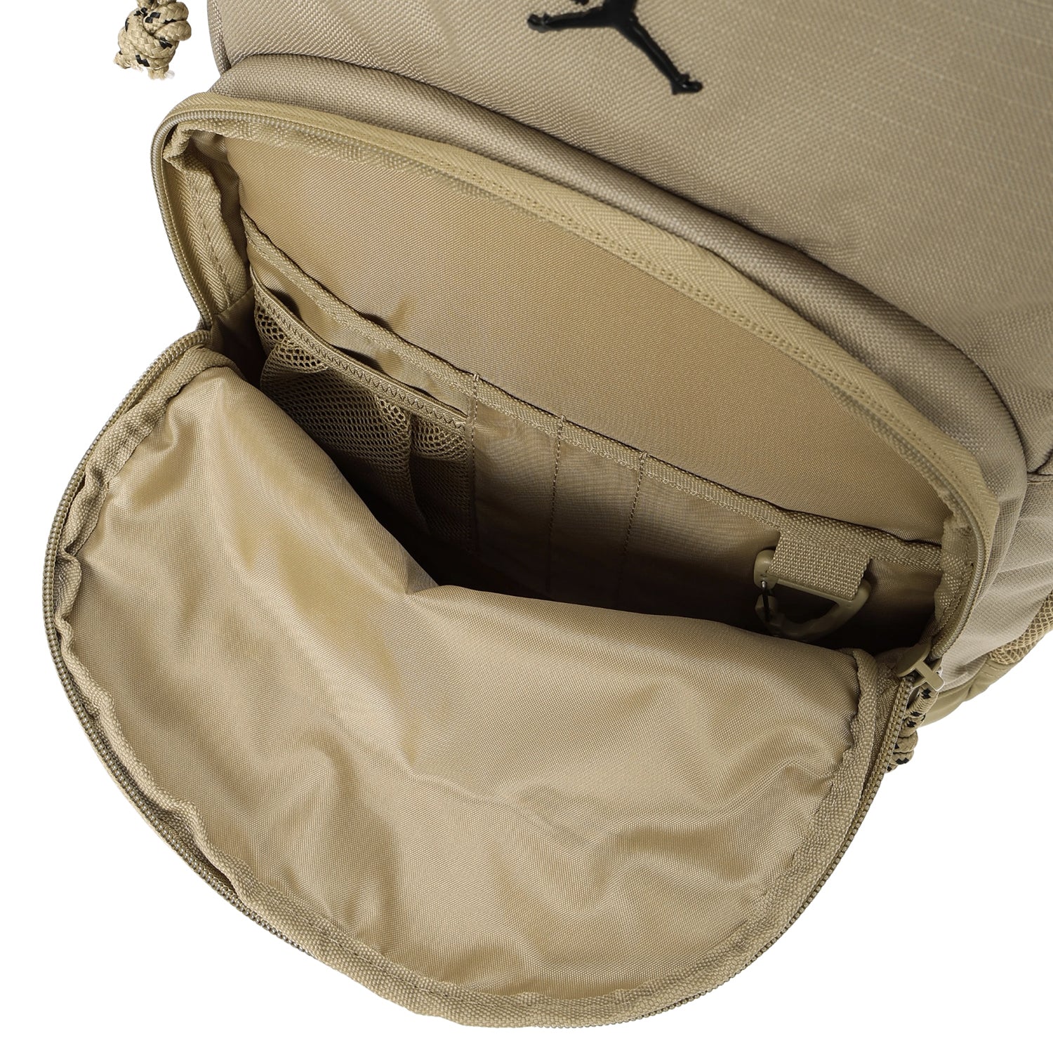 Jordan Brand（NIKE） - Jordan ジョーダン ジャージー バックパック リュック (27L) 黒/金 ジョーダン リュック Jordan Fluid Backpack 黒×金