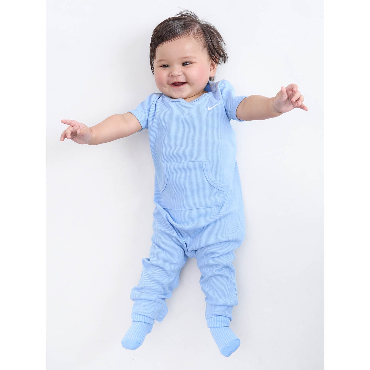 ベビー(6-12M) セット商品 NIKE(ナイキ) NHN NIKE RIB S/S ROMPER & SOCK