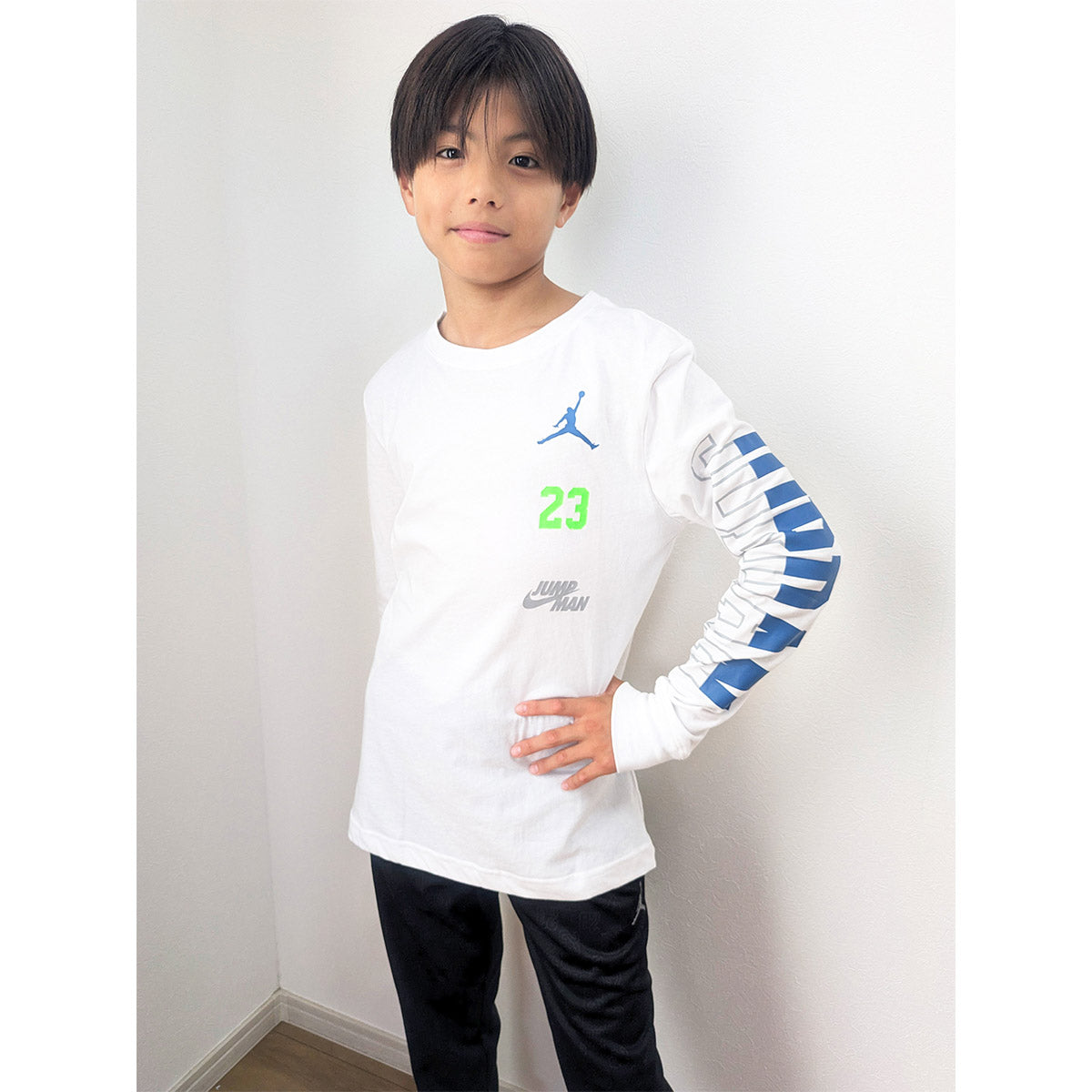ジュニア(128-170cm) Tシャツ JORDAN(ジョーダン) JORDAN SWITCH LS TEE