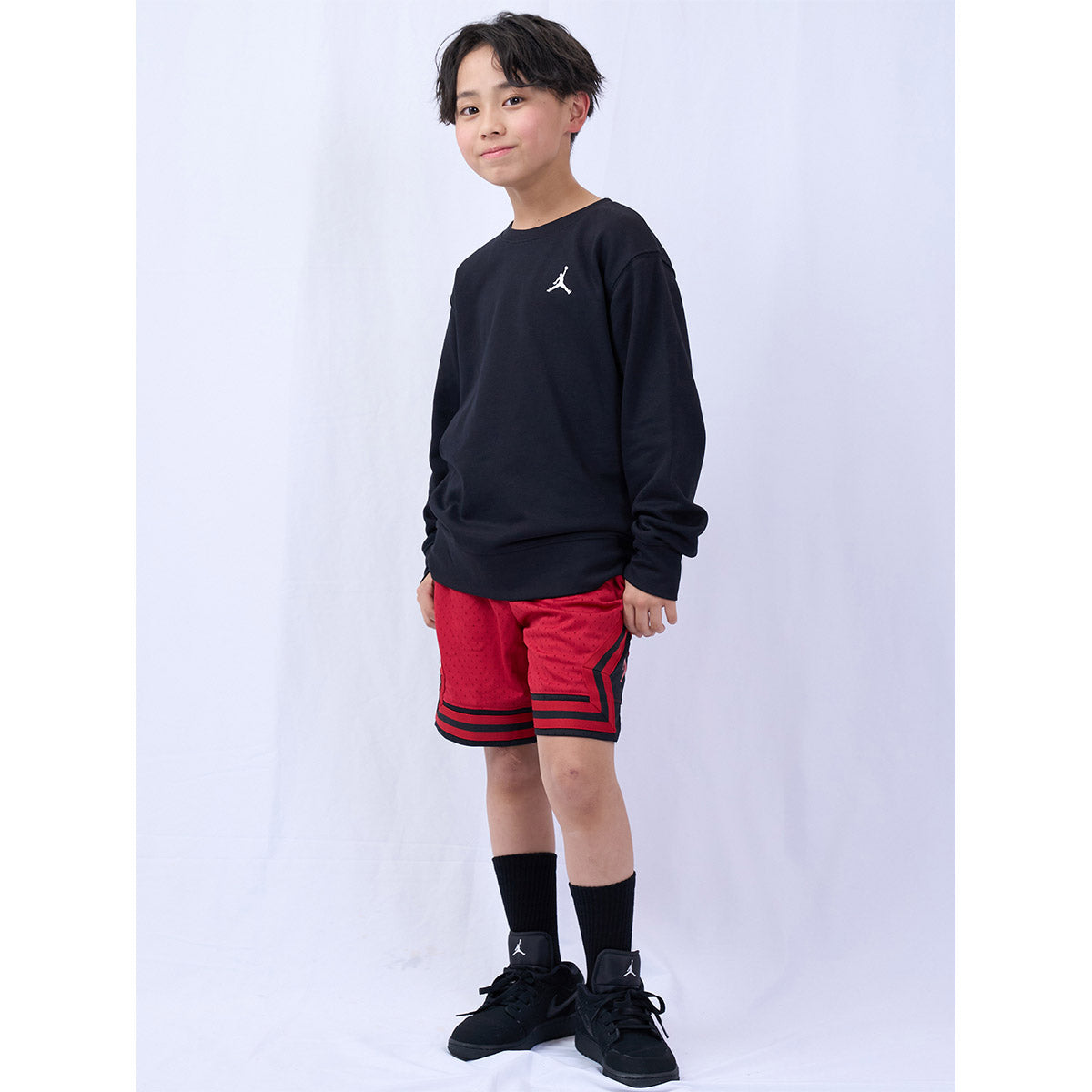 ジュニア(130-170cm) トレーナー/パーカー JORDAN(ジョーダン) JDB BROOKLYN FT ESS CREW