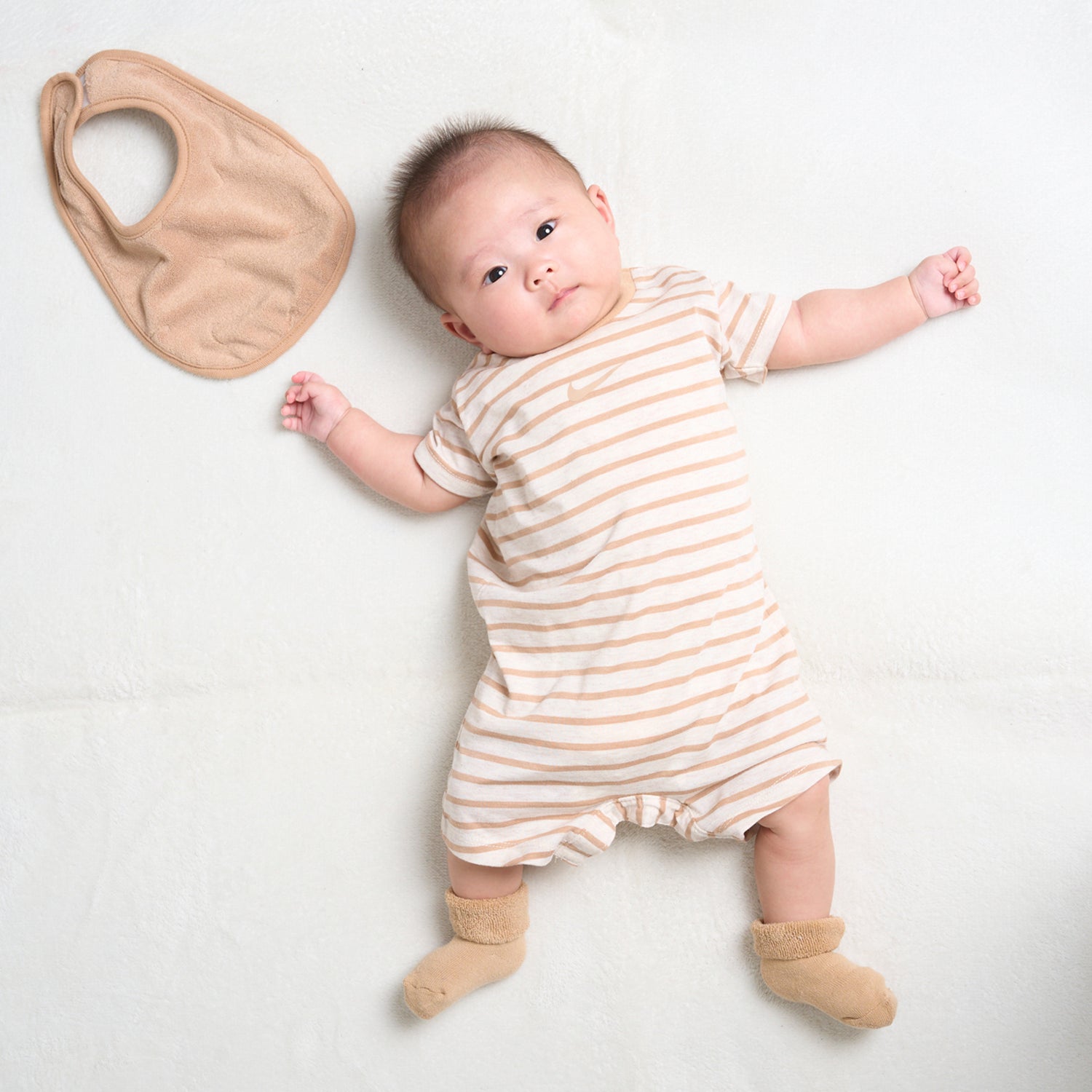 ベビー(80-90cm) NIKE(ナイキ) セットアップ NHN 3PK TERRY ROMPER SET
