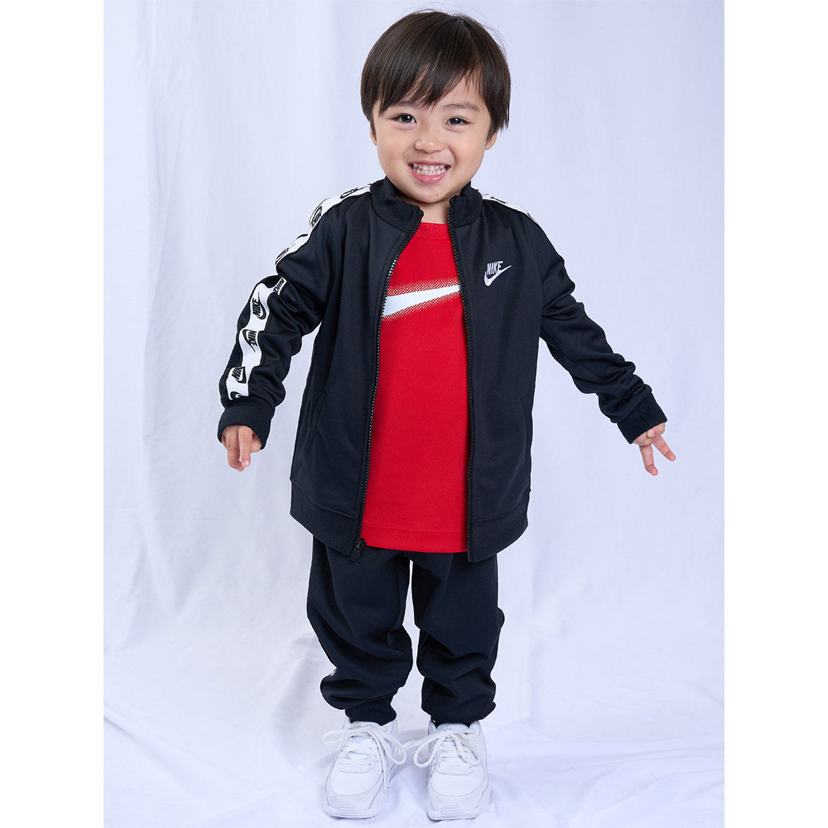 トドラー(90-100cm) セット商品 NIKE(ナイキ) NKN FULL ZIP SET WITH LOGO TAP
