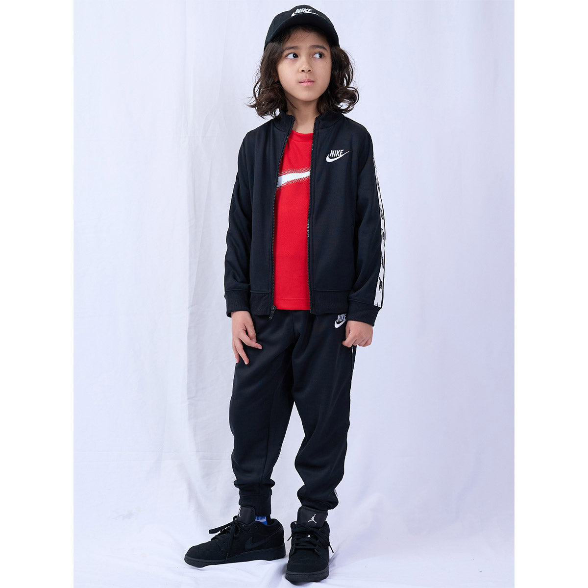 キッズ(105-120cm) セット商品 NIKE(ナイキ) NKN FULL ZIP SET WITH LOGO TAP