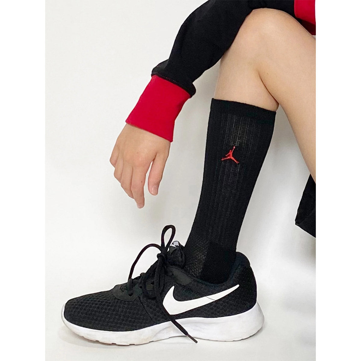 ソックス(21-23cm) JORDAN(ジョーダン) JHN JORDAN JUMPMAN CREW