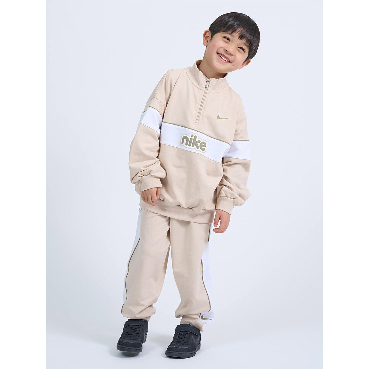 キッズ(105-120cm) セット商品 NIKE(ナイキ) NKN E1D1 1/4 ZIP PANT SET