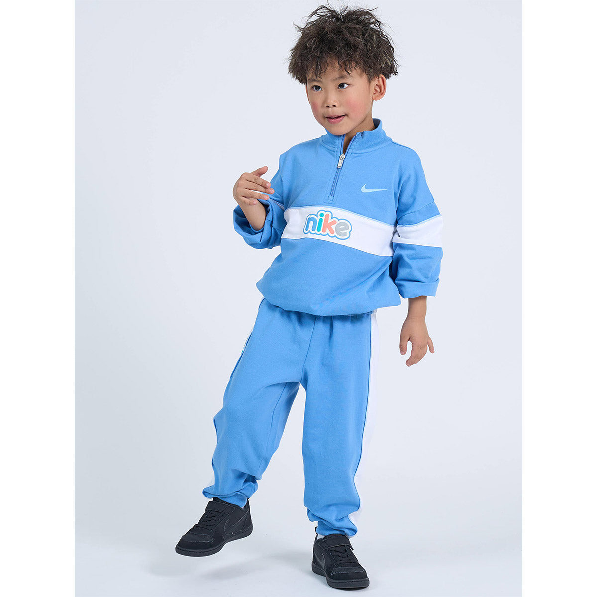 キッズ(105-120cm) セット商品 NIKE(ナイキ) NKN E1D1 1/4 ZIP PANT SET