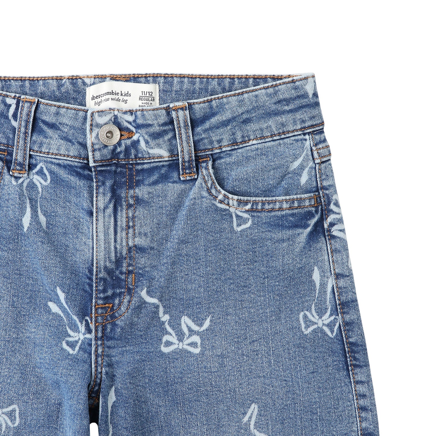 【110-170cm】 パンツ A&F(アバクロンビー&フィッチ) AFG HR DISCHARGE WIDE LEG JEAN