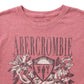 【110-170cm】 Tシャツ A&F(アバクロンビー&フィッチ) AFG FLORAL NY CREST BOXY TEE