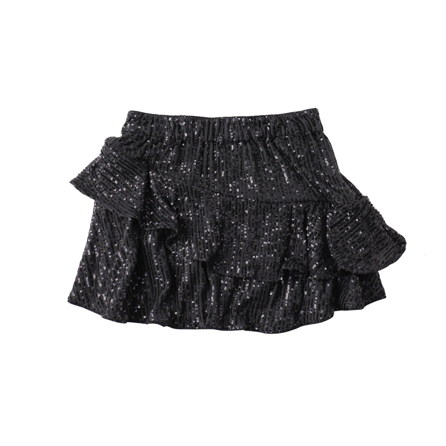 【110-170cm】 スカート A&F(アバクロンビー&フィッチ) AFG SEQUIN TIERED SKIRT