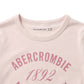 【110-170cm】 Tシャツ A&F(アバクロンビー&フィッチ) AFG ANF 1892 RUCHED TEE