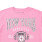 【110-170cm】 Tシャツ A&F(アバクロンビー&フィッチ) AFG NEW YORK CREST BOXY TEE