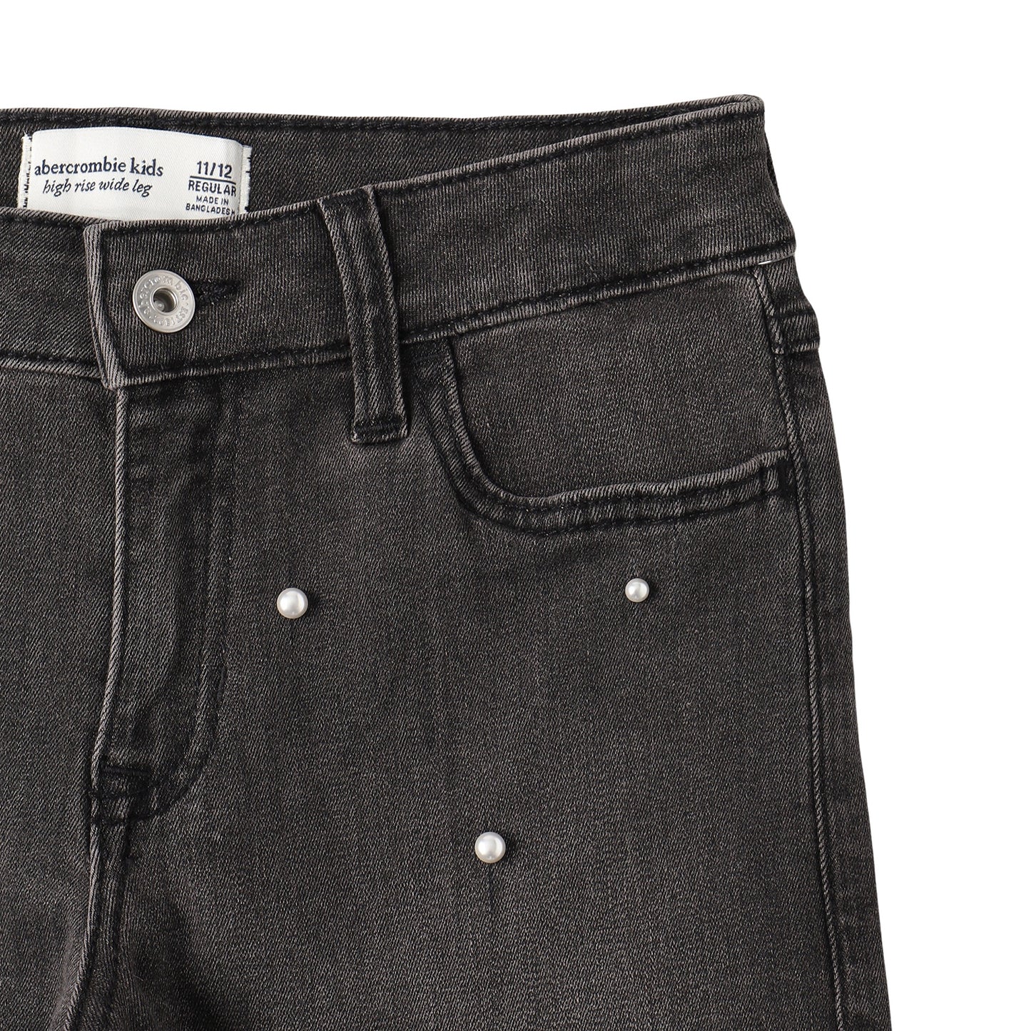 【110-170cm】 パンツ A&F(アバクロンビー&フィッチ) AFG HR WIDE LEG EMBELLISHED JE