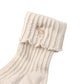 ソックス(21-25cm) A&F(アバクロンビー&フィッチ) AFHG FOLD OVER LETTUCE WELT