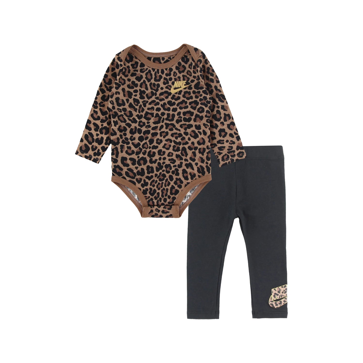 ベビー(6M) セット商品 NIKE(ナイキ) NKG LEOPARD BODYSUIT PANT SET