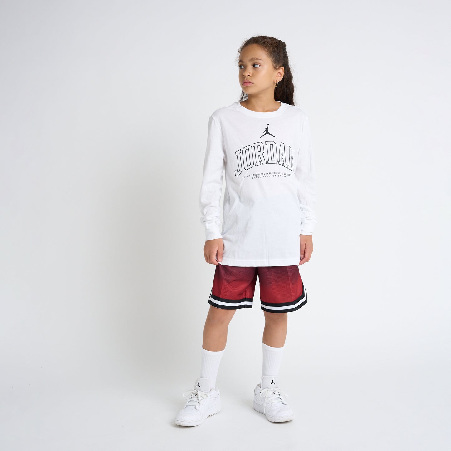 ジュニア(130-170cm) Tシャツ JORDAN(ジョーダン) JDB NO LOOK LS TEE