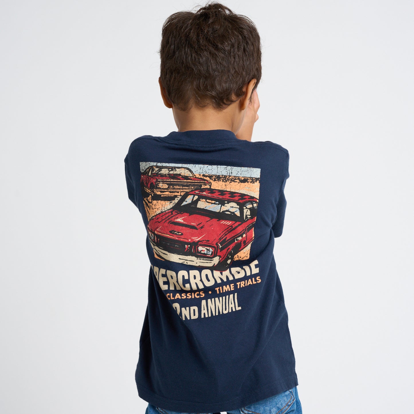 【110-170cm】 Tシャツ A&F(アバクロンビー&フィッチ) AFB ANF CAR SHOW TEE