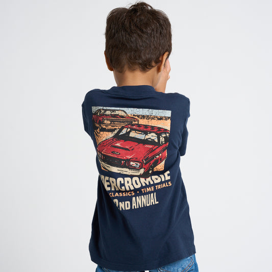 【110-170cm】 Tシャツ A&F(アバクロンビー&フィッチ) AFB ANF CAR SHOW TEE