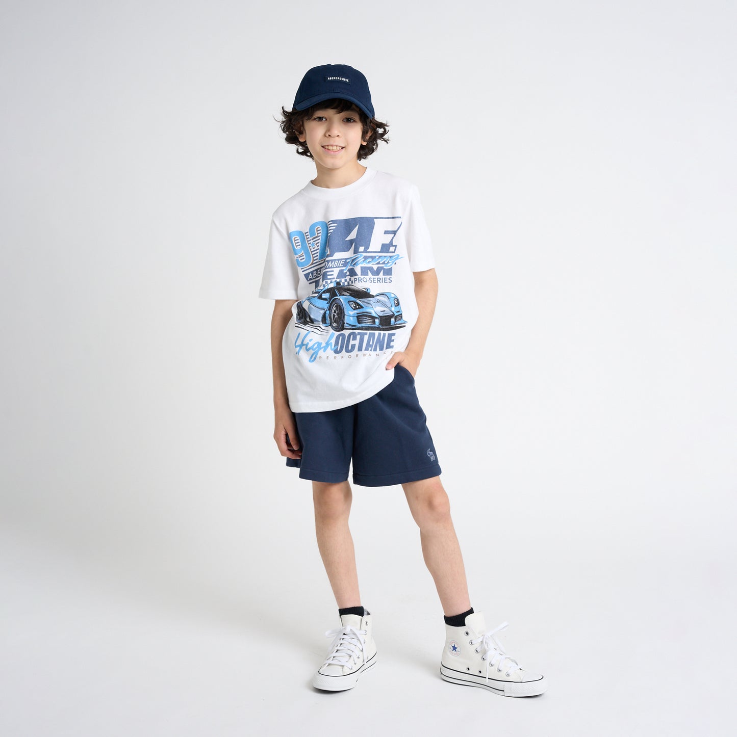 【110-170cm】 Tシャツ A&F(アバクロンビー&フィッチ) AFB F1 ZOOM TEE