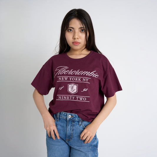 【110-170cm】 Tシャツ A&F(アバクロンビー&フィッチ) AFG ANF CREST BOXY TEE