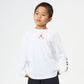 キッズ(105-120cm)  JORDAN(ジョーダン) 長袖Tシャツ JDB MJ AIR HBR LS SHIRT