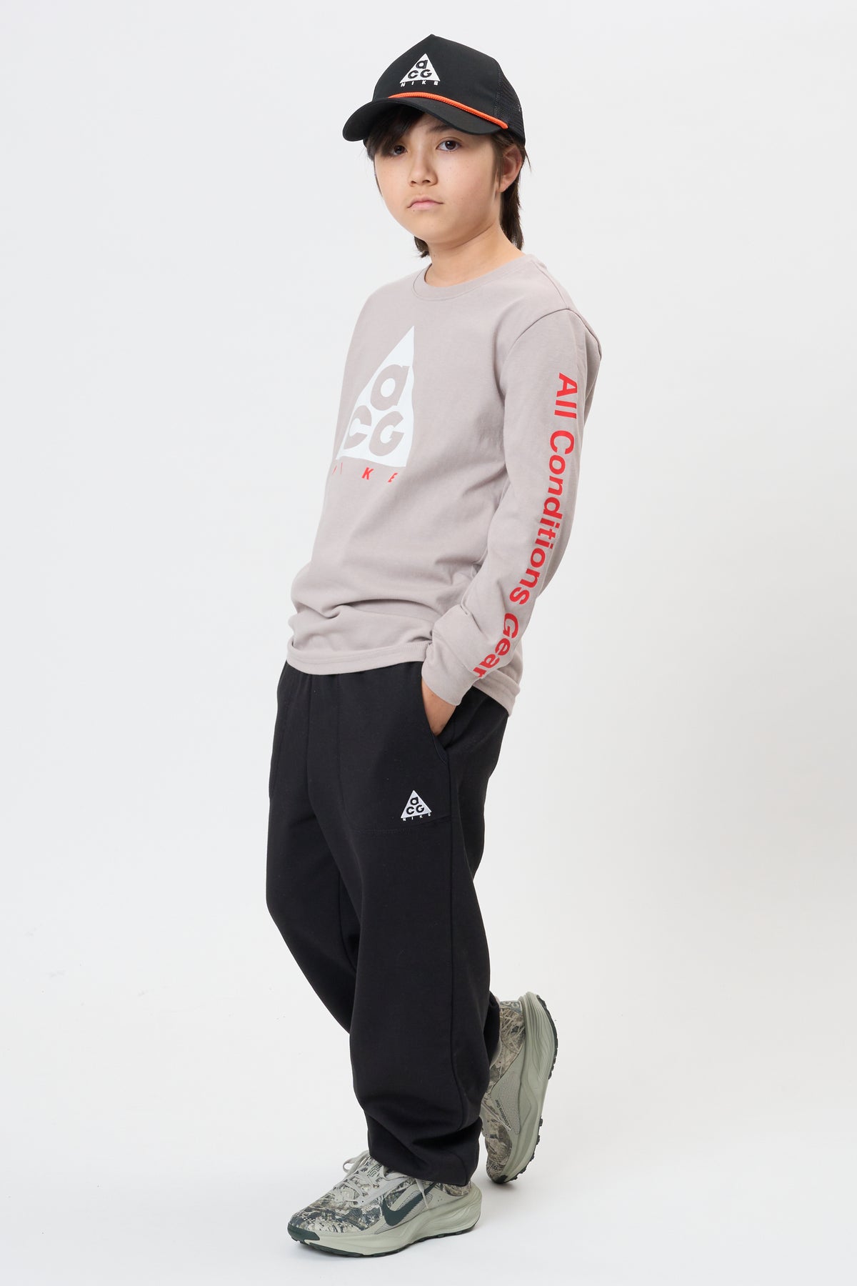 ジュニア(130-170cm) NIKE ACG (ナイキ) 長袖Tシャツ ACN N ACG HBR LS JERSEY TEE