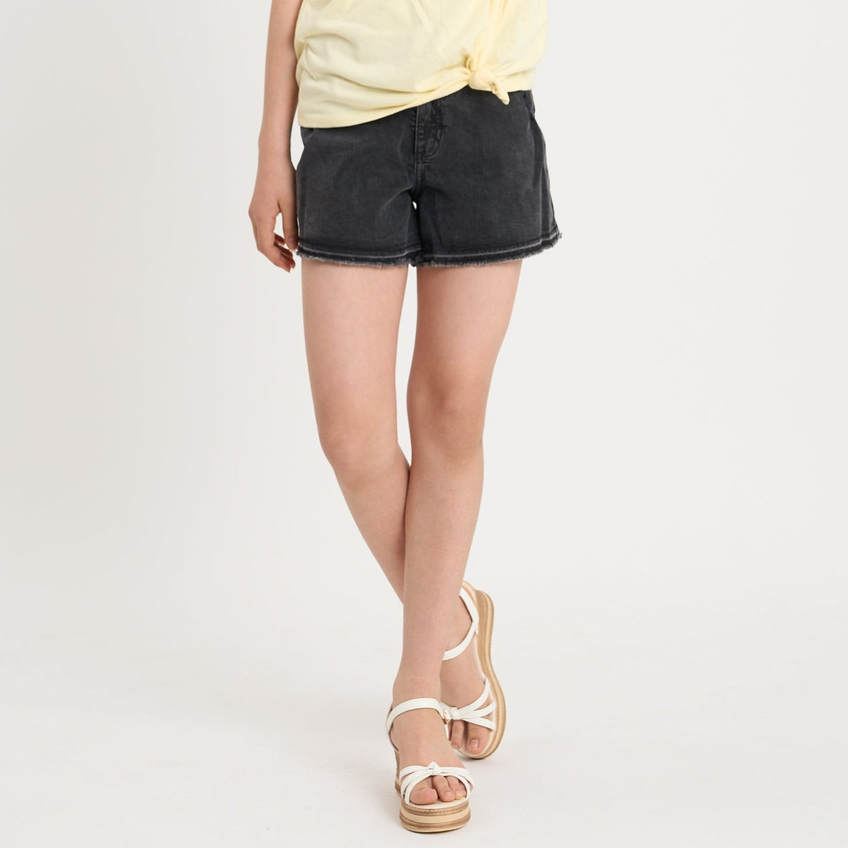 【110-170cm】  A&F(アバクロンビー&フィッチ) ハーフパンツ AFG HIGH RISE RELAXED DENIM SH