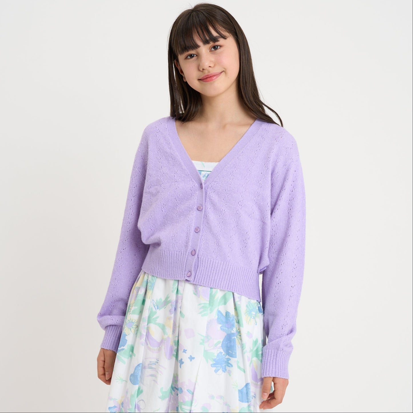 【110-170cm】  A&F(アバクロンビー&フィッチ) カーディガン AFG POINTELLE CARDIGAN