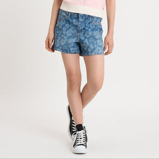 【110-170cm】  A&F(アバクロンビー&フィッチ) ハーフパンツ AFG HR RELAXED FLORAL DENIM SH