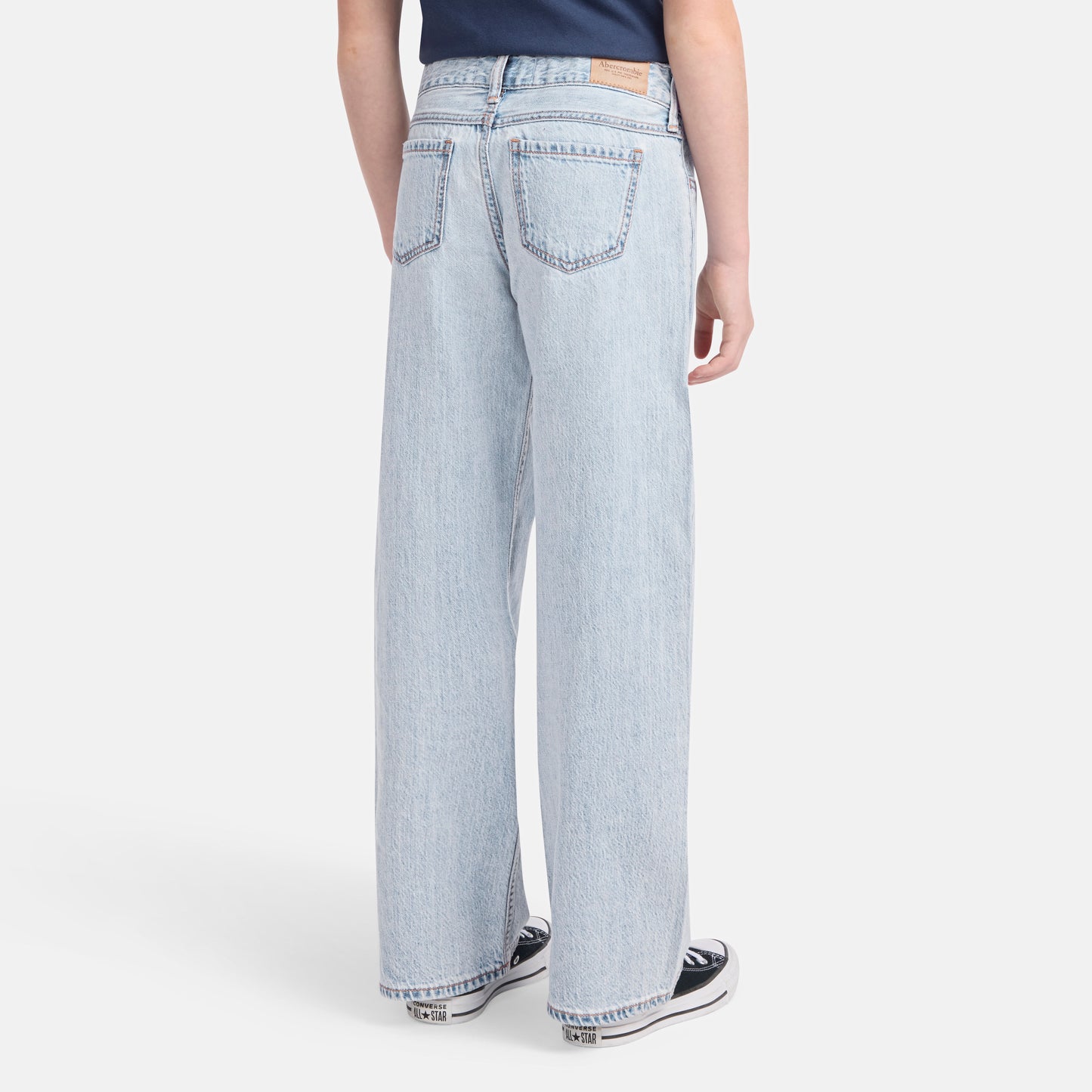 【110-170cm】  A&F(アバクロンビー&フィッチ)  AFG LOW RISE SEAMED BAGGY JEAN