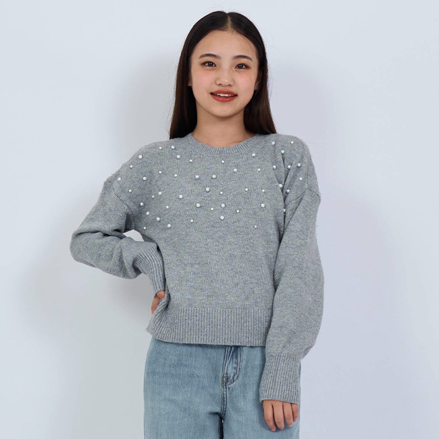 【110-170cm】 トレーナー/パーカー A&F(アバクロンビー&フィッチ) AFG SPARKLE CREW SWEATER