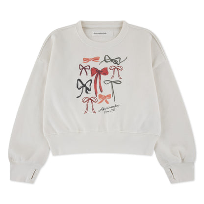 【110-170cm】 トレーナー/パーカー A&F(アバクロンビー&フィッチ) AFG SHINE LOGO CREW