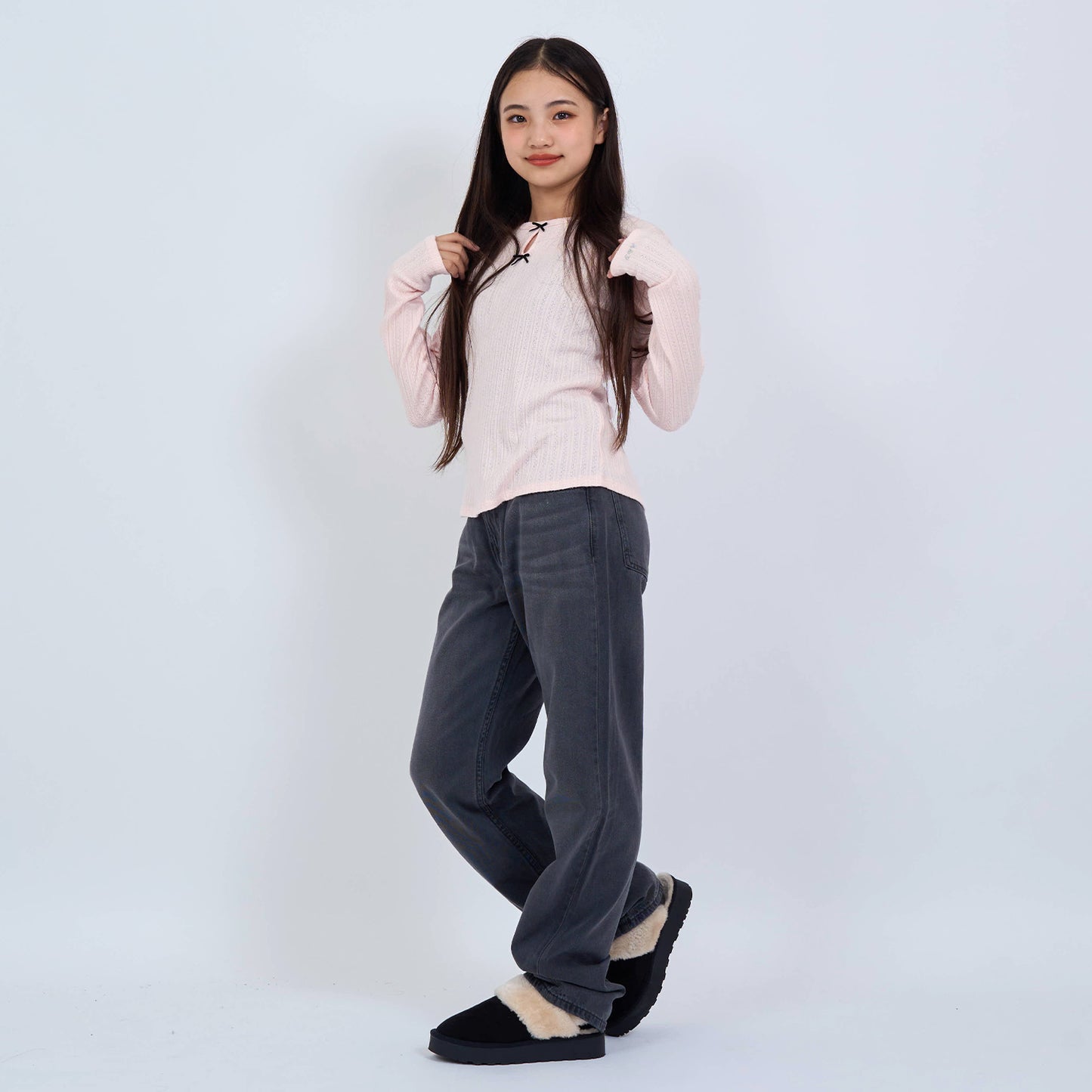 【110-170cm】 パンツ A&F(アバクロンビー&フィッチ) AFB BAGGY FIT JEANS