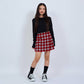 【110-170cm】 スカート A&F(アバクロンビー&フィッチ) AFG PLAID WRAP SKORT
