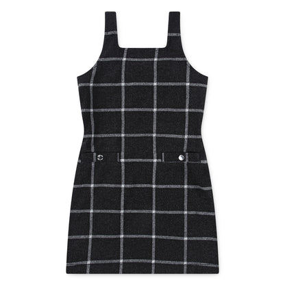 【110-170cm】 ワンピース A&F(アバクロンビー&フィッチ) AFG PLAID PINAFORE DRESS