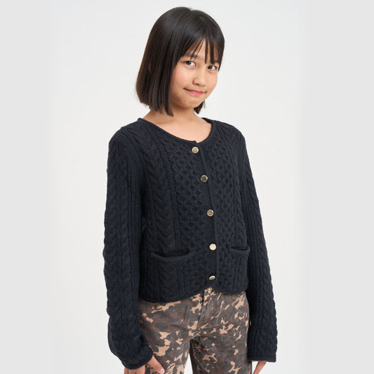 【110-170cm】 アウター A&F(アバクロンビー&フィッチ) AFG CABLE KNIT CARDIGAN