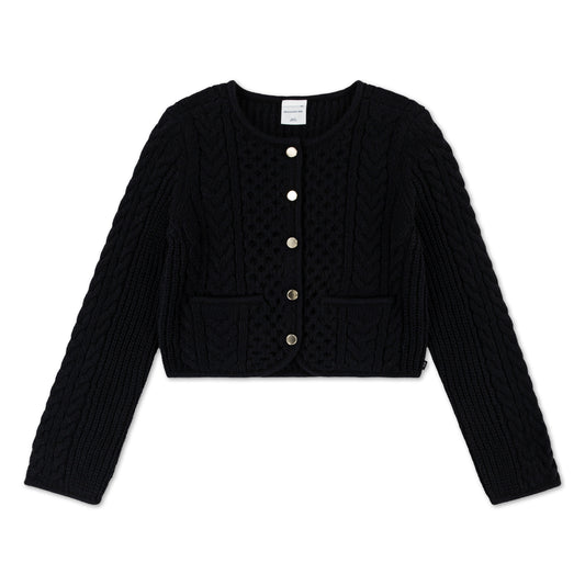 【110-170cm】 アウター A&F(アバクロンビー&フィッチ) AFG CABLE KNIT CARDIGAN