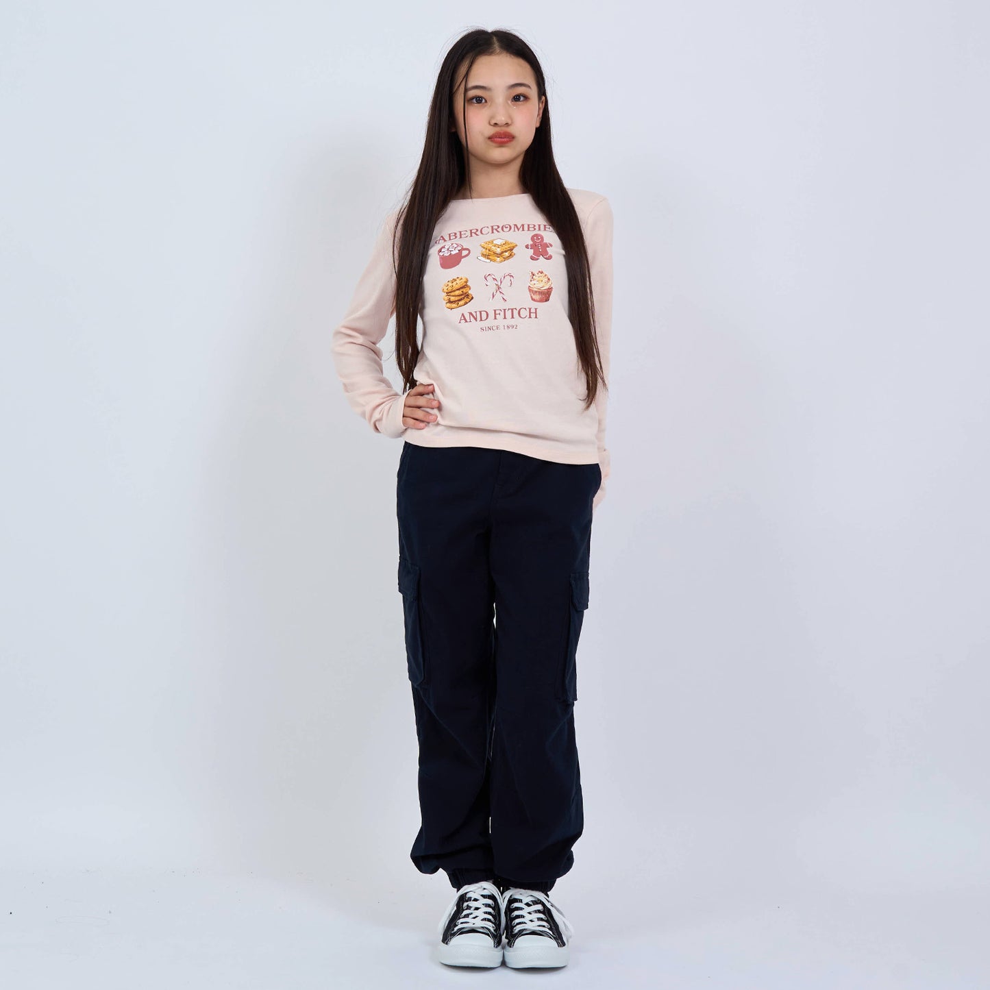 【110-170cm】 パンツ A&F(アバクロンビー&フィッチ) AFG ELEVATED CARGO JOGGER