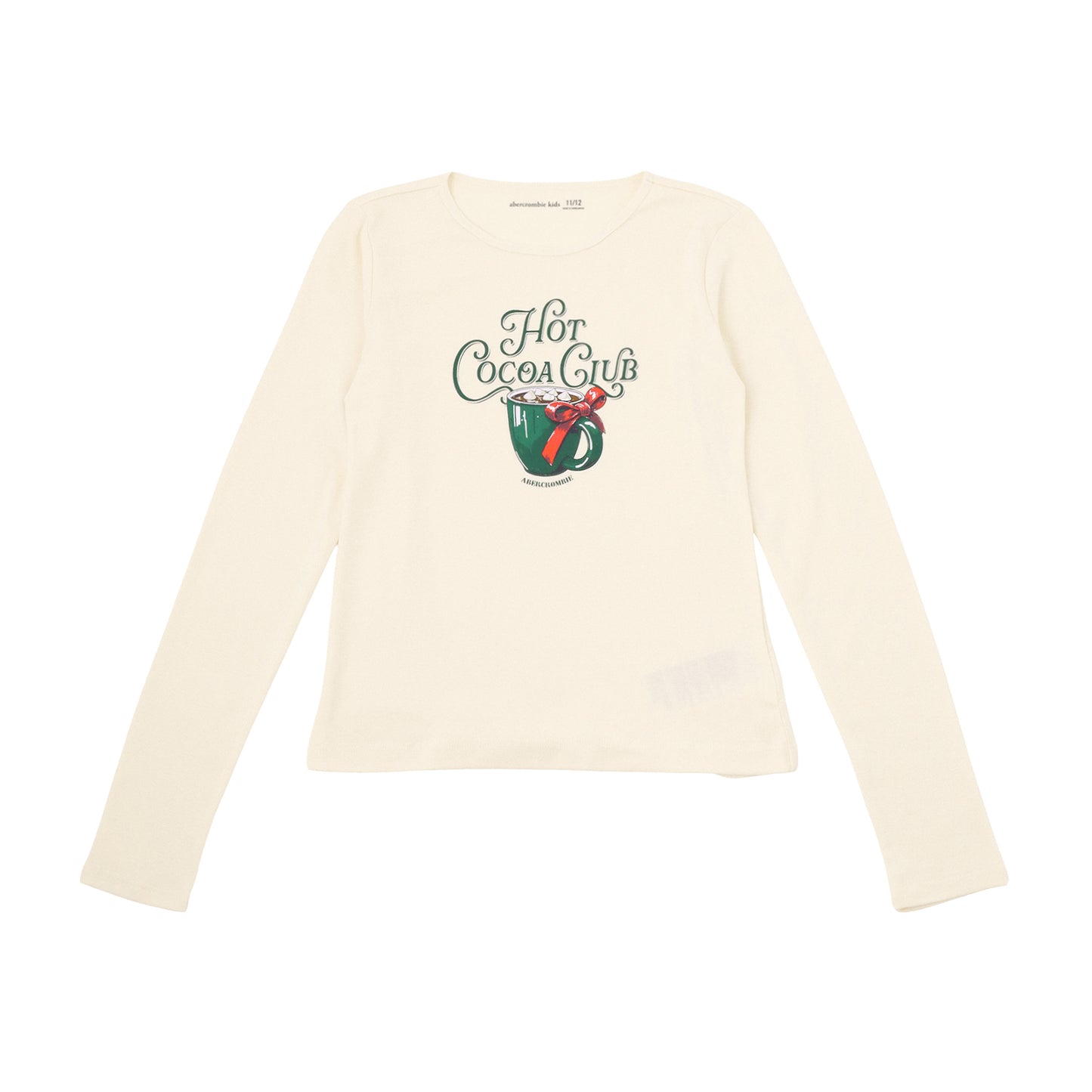 【110-170cm】 Tシャツ A&F(アバクロンビー&フィッチ) AFG HOT COCOA CLUB LS TEE