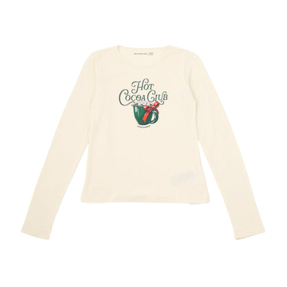 【110-170cm】 Tシャツ A&F(アバクロンビー&フィッチ) AFG HOT COCOA CLUB LS TEE