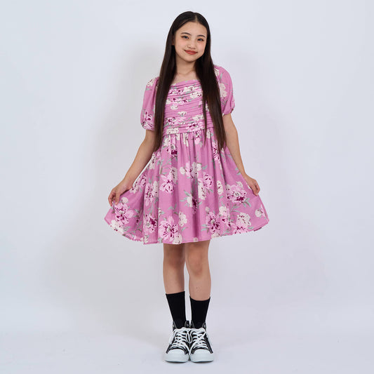 【110-170cm】 ワンピース A&F(アバクロンビー&フィッチ) AFG EMERSON CRINKLE MINI DRESS