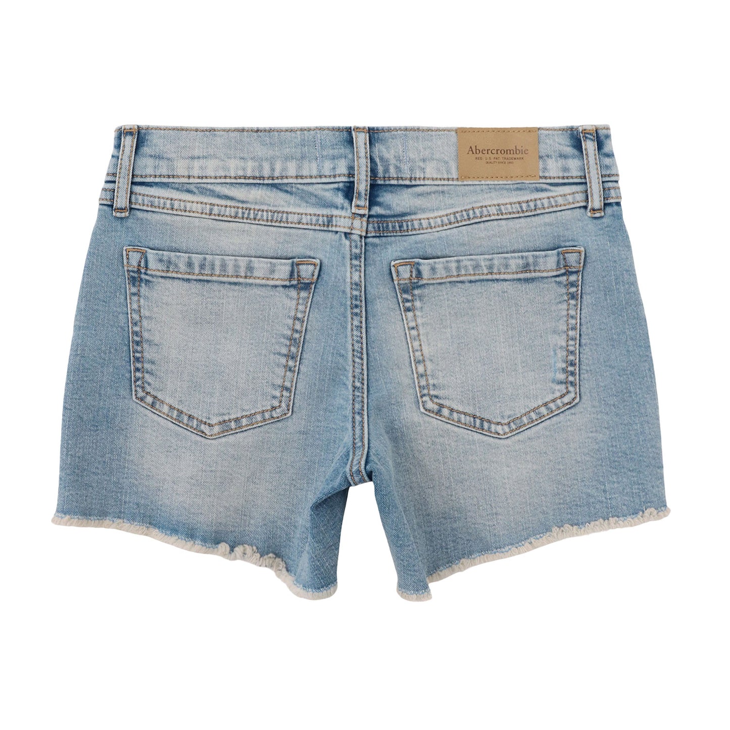 【110-170cm】  A&F(アバクロンビー&フィッチ) ハーフパンツ AFG LR MIDI DESTORY DENIM SHOR