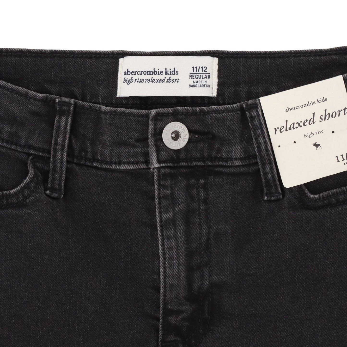 【110-170cm】  A&F(アバクロンビー&フィッチ) ハーフパンツ AFG HIGH RISE RELAXED DENIM SH