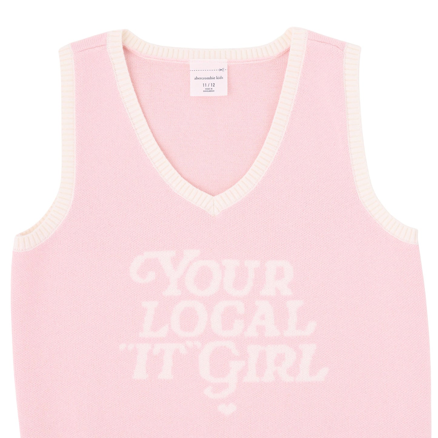【110-170cm】  A&F(アバクロンビー&フィッチ) セーター AFG LOCAL GIRL INTARSIA VEST