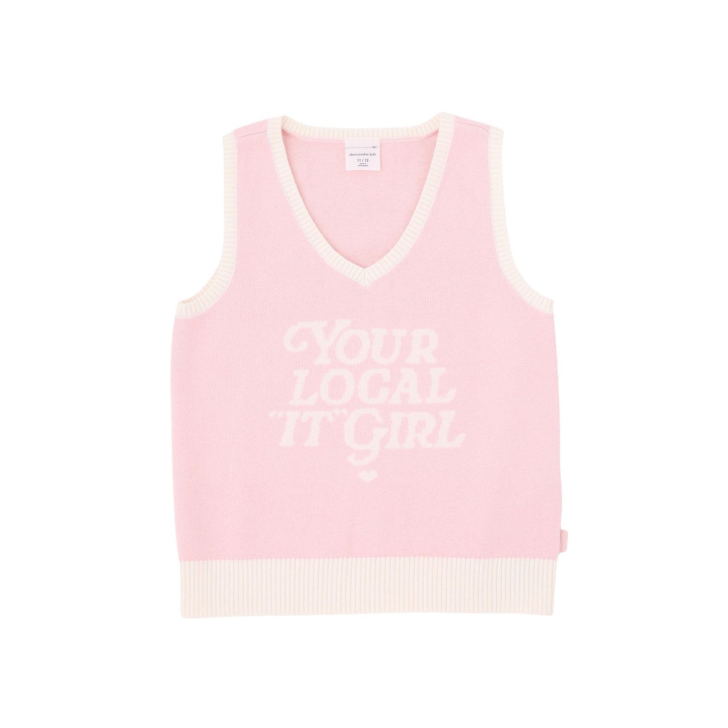 【110-170cm】  A&F(アバクロンビー&フィッチ) セーター AFG LOCAL GIRL INTARSIA VEST