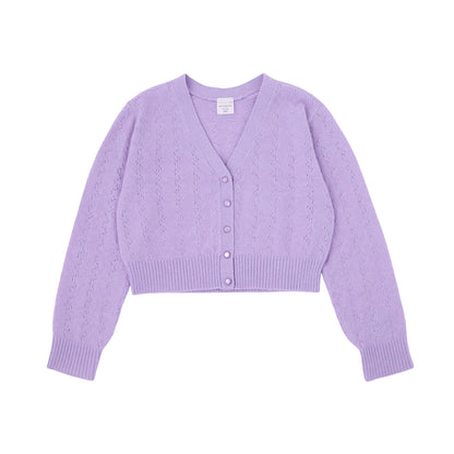 【110-170cm】  A&F(アバクロンビー&フィッチ) カーディガン AFG POINTELLE CARDIGAN